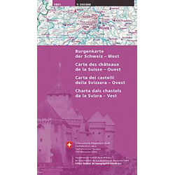 Carte randonnée CARTE DES CHATEAUX OUEST