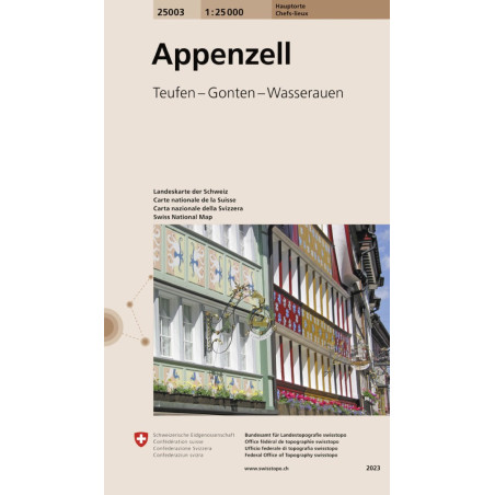 Carte randonnée APPENZELL