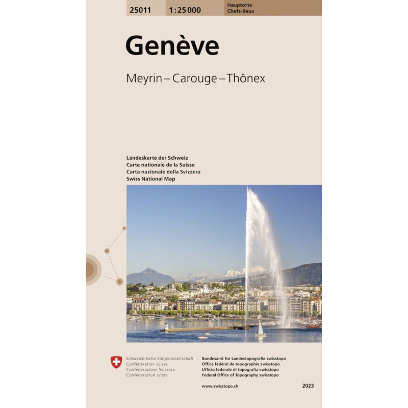 Carte randonnée GENEVE MEYRIN - CAROUGE - THONEX Carte randonnée GENEVE MEYRIN - CAROUGE - THONEX