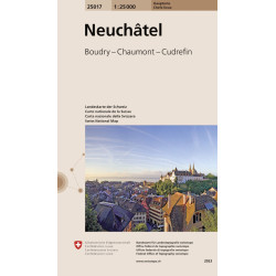 Carte randonnée NEUCHATEL