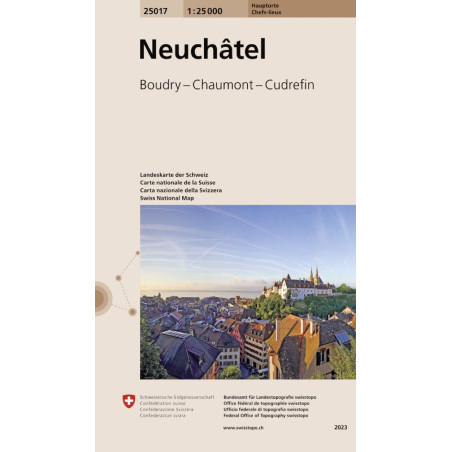 Carte randonnée NEUCHATEL