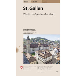 Carte randonnée SAINT GALLEN