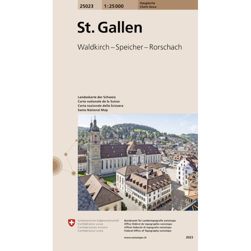 Carte randonnée SAINT GALLEN