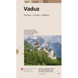 Carte randonnée VADUZ