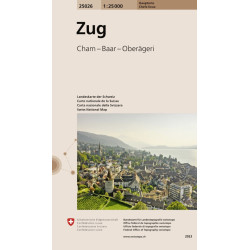 Carte randonnée ZUG