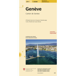 Carte randonnée GENEVE PEDESTRE