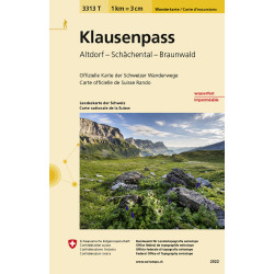 Carte randonnée KLAUSENPASS