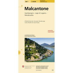 Carte randonnée MALCANTONE