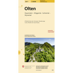 Carte randonnée OLTEN PEDESTRE