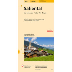 Carte randonnée SAFIENTAL PEDESTRE
