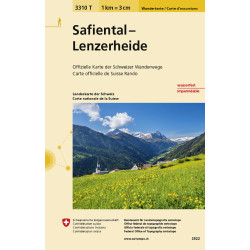 Carte randonnée SAFIENTAL-LENZERHEIDE