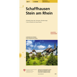 Carte randonnée SCHAFFHAUSEN SINGEN