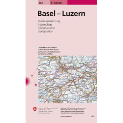 Carte randonnée BASEL - LUZERN