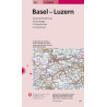Carte randonnée BASEL - LUZERN