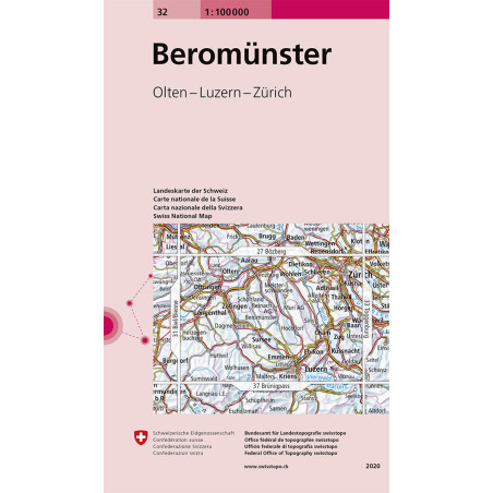 Carte randonnée BEROMUNSTER