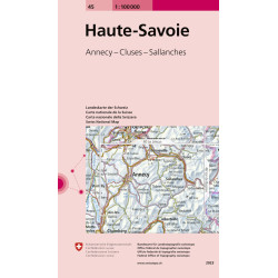 Carte randonnée HAUTE SAVOIE