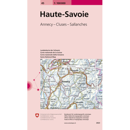 Carte randonnée HAUTE SAVOIE