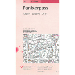 Carte randonnée PANIXERPASS