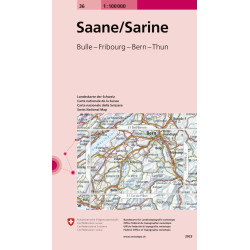 Carte randonnée SAANE SARINE