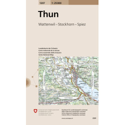 Carte randonnée THUN
