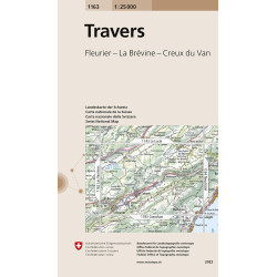 Carte randonnée TRAVERS