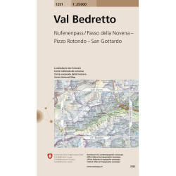 Carte randonnée VAL BEDRETTO