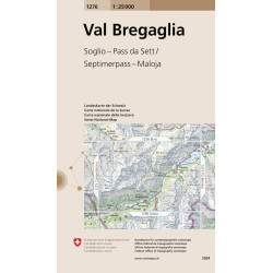 Carte randonnée VAL BREGAGLIA
