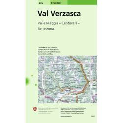 Carte randonnée VAL VERZASCA