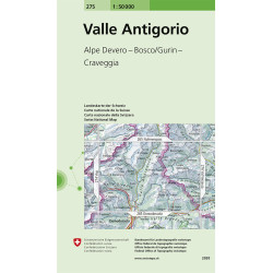 Carte randonnée VALLE ANTIGORIO