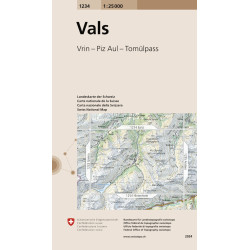 Carte randonnée VALS