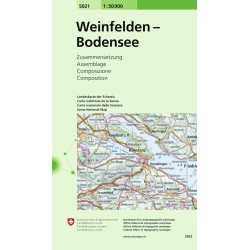 Carte randonnée WEINFELDEN-BODENSEE