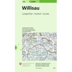 Carte randonnée WILLISAU