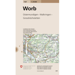 Carte randonnée WORB