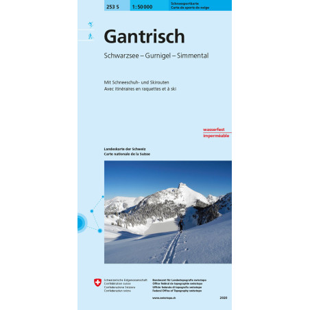 Carte randonnée GANTRISCH SKI