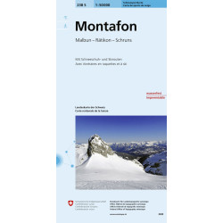 Carte randonnée MONTAFON SKI