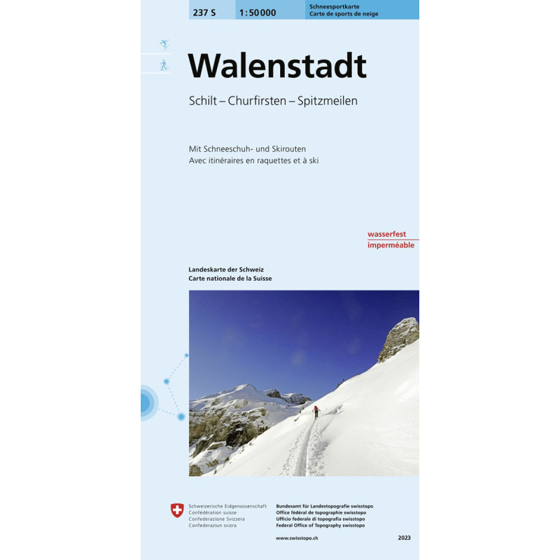 Carte randonnée WALENSTADT SKI