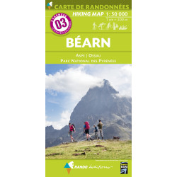 Carte randonnée 03 BEARN - ASPE - OSSAU - PN DES PYRENEES