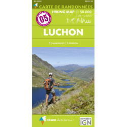 Carte randonnée 05 LUCHON - COMMINGES - LOURON