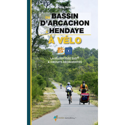 Carte randonnée DU BASSIN D'ARCACHON A HENDAYE A VELO