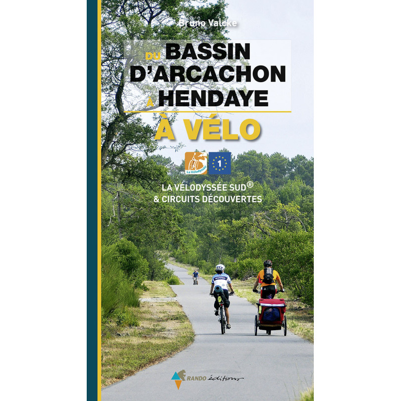 Carte randonnée DU BASSIN D'ARCACHON A HENDAYE A VELO