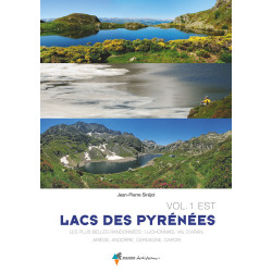 Carte randonnée LACS DES PYRENEES - VOL 1 EST