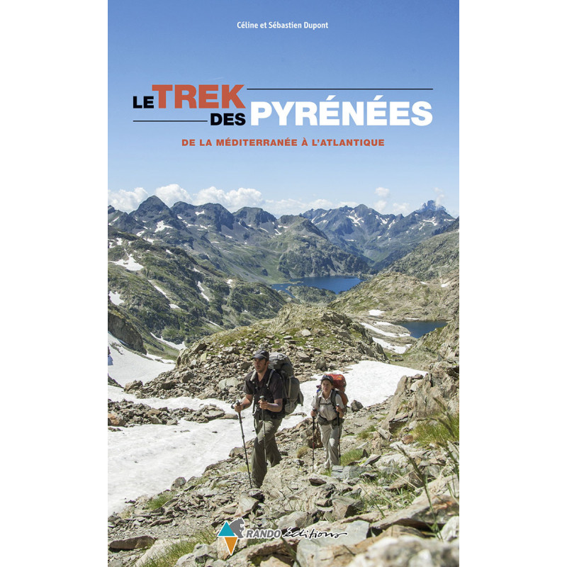 Carte randonnée LE TREK DES PYRENEES DE LA MEDITERRANEE A L'ATLANTIQUE