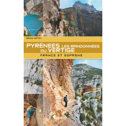 Carte randonnée PYRENEES  LES RANDONNEES DU VERTIGE FRANCE ET ESPAGNE