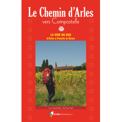 Carte randonnée LE CHEMIN D'ARLES VERS COMPOSTELLE D'ARLES A LA PUENTE LA REINA