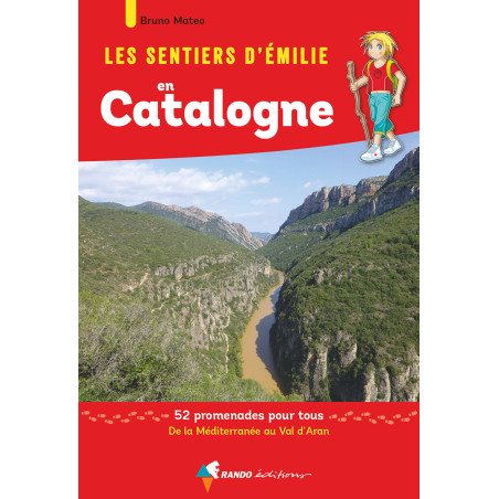 Carte randonnée CATALOGNE - LES SENTIERS D'EMILIE