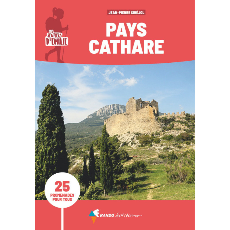 Carte randonnée PAYS CATHARE LES SENTIERS D'EMILIE Carte randonnée PAYS CATHARE LES SENTIERS D'EMILIE
