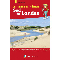 Carte randonnée SUD DES LANDES - LES SENTIERS D'EMILIE