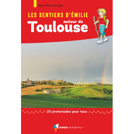 Carte randonnée TOULOUSE - LES SENTIERS D'EMILIE