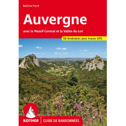 Carte randonnée AUVERGNE MASSIF CENTRAL (FR)