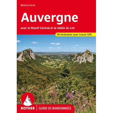 Carte randonnée AUVERGNE MASSIF CENTRAL (FR)